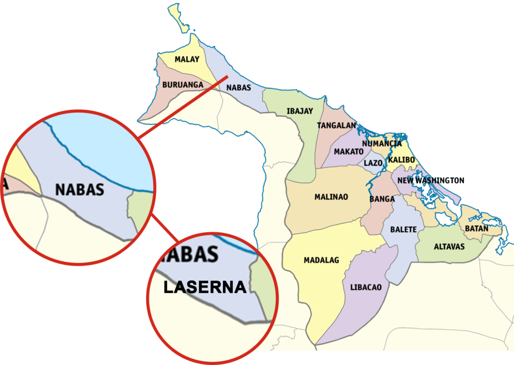 Laserna Nabas Map